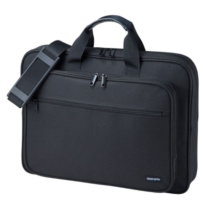 【新品】サンワサプライ パソコンバッグ（ビジネス・17.3インチワイドノートパソコン対応） BAG-U59BK ※送料無料