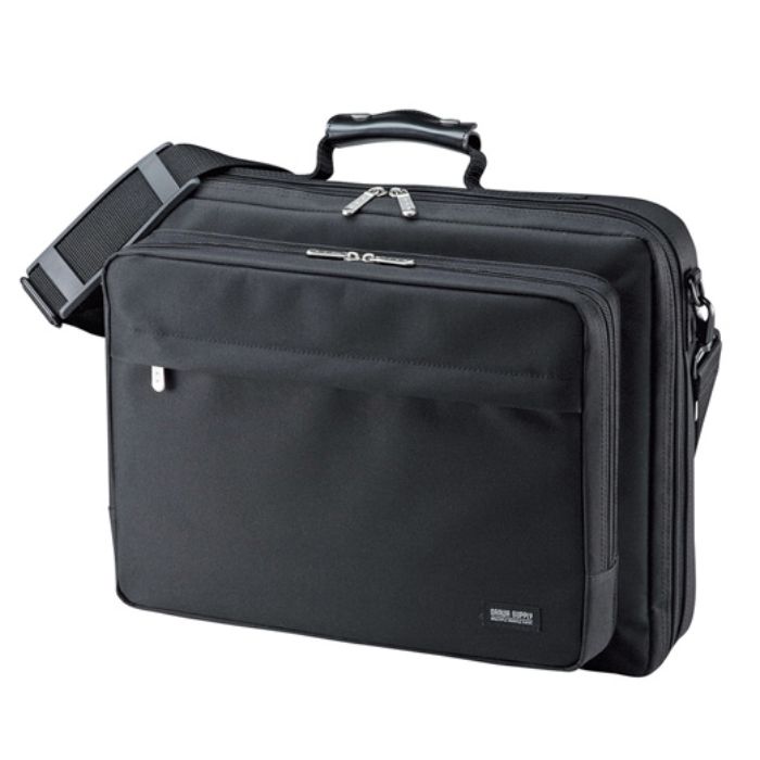 【新品】サンワサプライ PCキャリングバッグ（16インチワイド・シングル・ブラック） BAG-U54BK2 ※送料無料